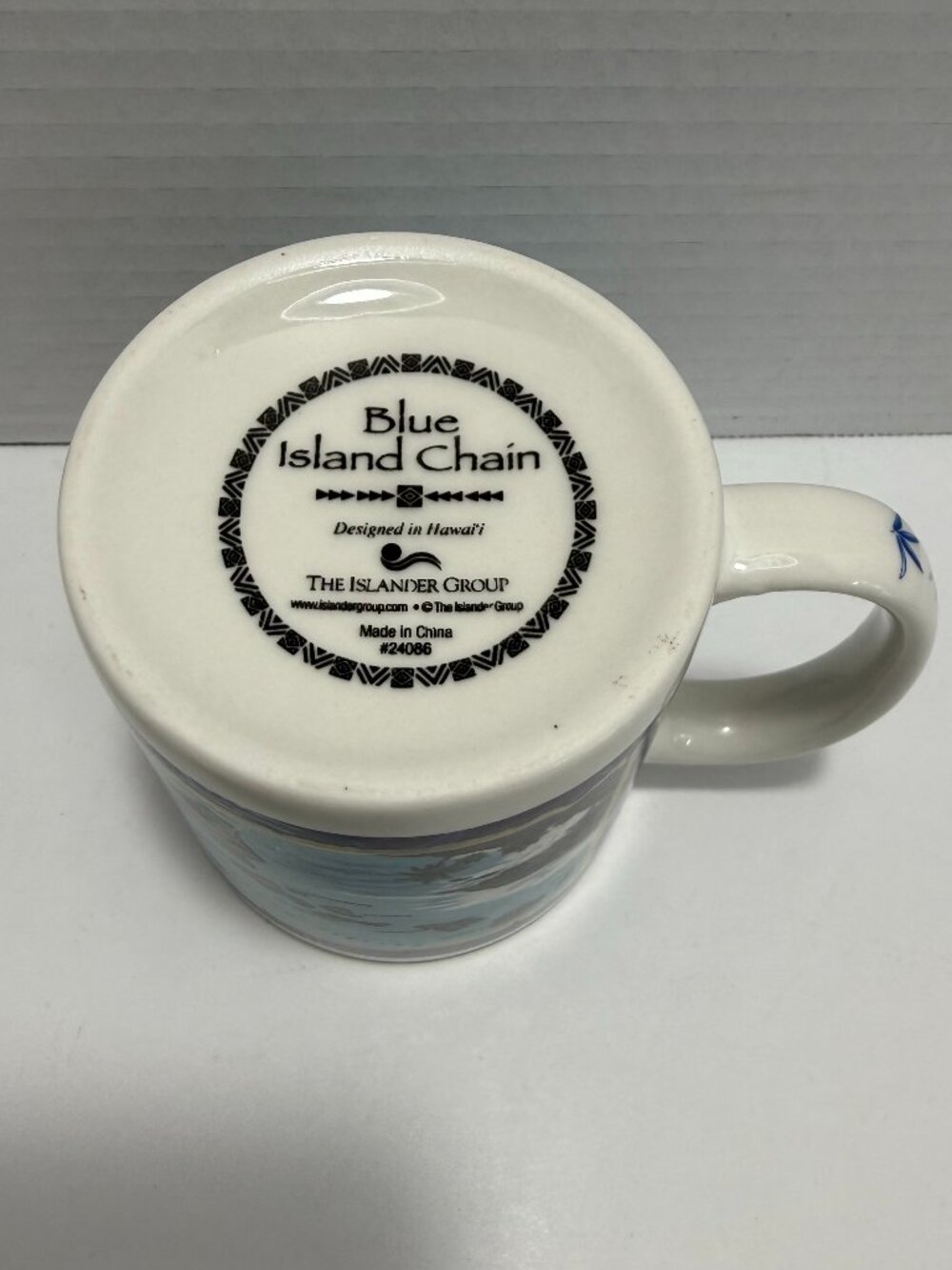 Hawaiian Island Chain Coffee Mug The Islander Group Blue Island Chain Souvenir - Picture 6 of 8